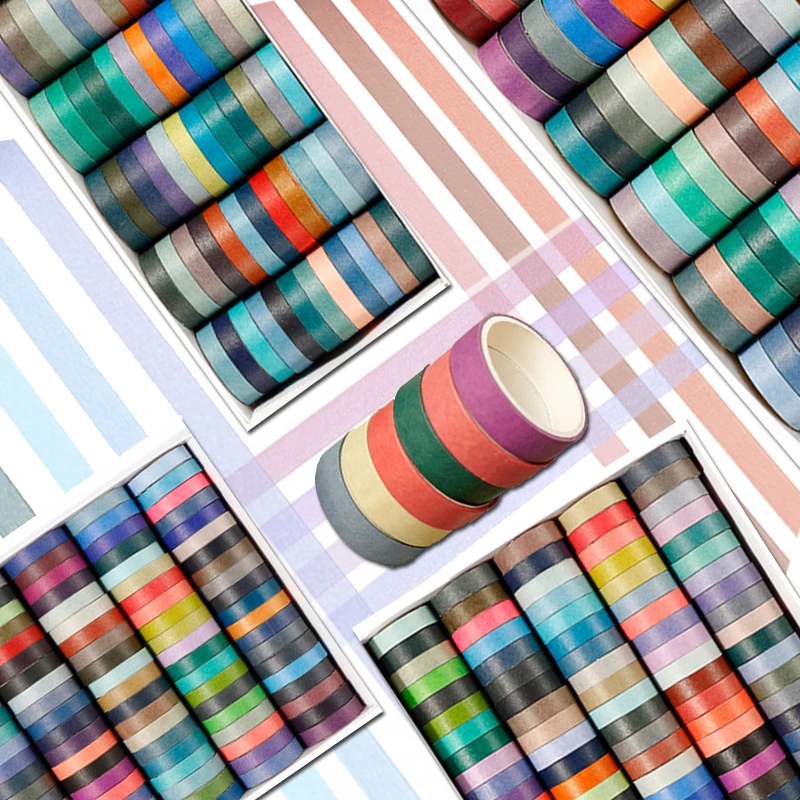 60pcs/lot Decorative Washi Tape Set DIY Sticker Masking Paper For Scrapbook Hand Account Planners Label Stationery Supplies 2021
60pcs/lot Decorative Washi Tape Set DIY Sticker Masking Paper For Scrapbook Hand Account Planners Label Stationery Supplies 2021