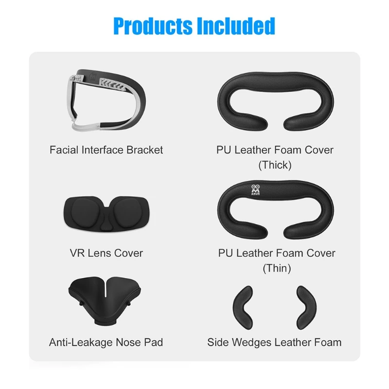 Anti-Leakage Nose Pad Facial Interface Bracket for oculus Quest 2 VR Accessories
Anti-Leakage Nose Pad Facial Interface Bracket for oculus Quest 2 VR Accessories