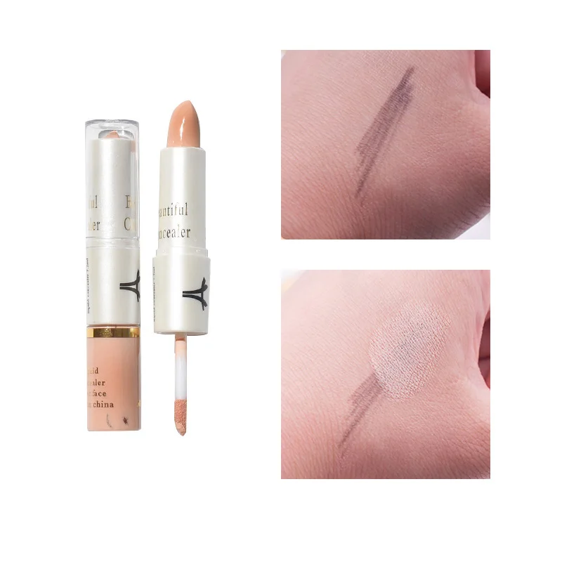 1 Pc Double Ended Concealer Stick Waterproof Moisturizing Beauty Foundation Makeup Hide Blemish Face Contour Pen Lady Cosmetics
1 Pc Double Ended Concealer Stick Waterproof Moisturizing Beauty Foundation Makeup Hide Blemish Face Contour Pen Lady Cosmetics