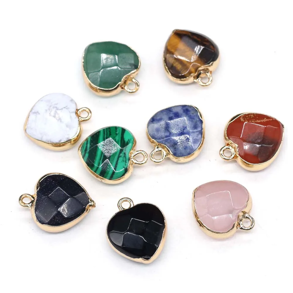 Natural Section Rose Quartzs Tiger Eye Stone Pendant Heart Shape Stone Pendants for DIY Necklace Make Jewelry Size 50x55mm
Natural Section Rose Quartzs Tiger Eye Stone Pendant Heart Shape Stone Pendants for DIY Necklace Make Jewelry Size 50x55mm