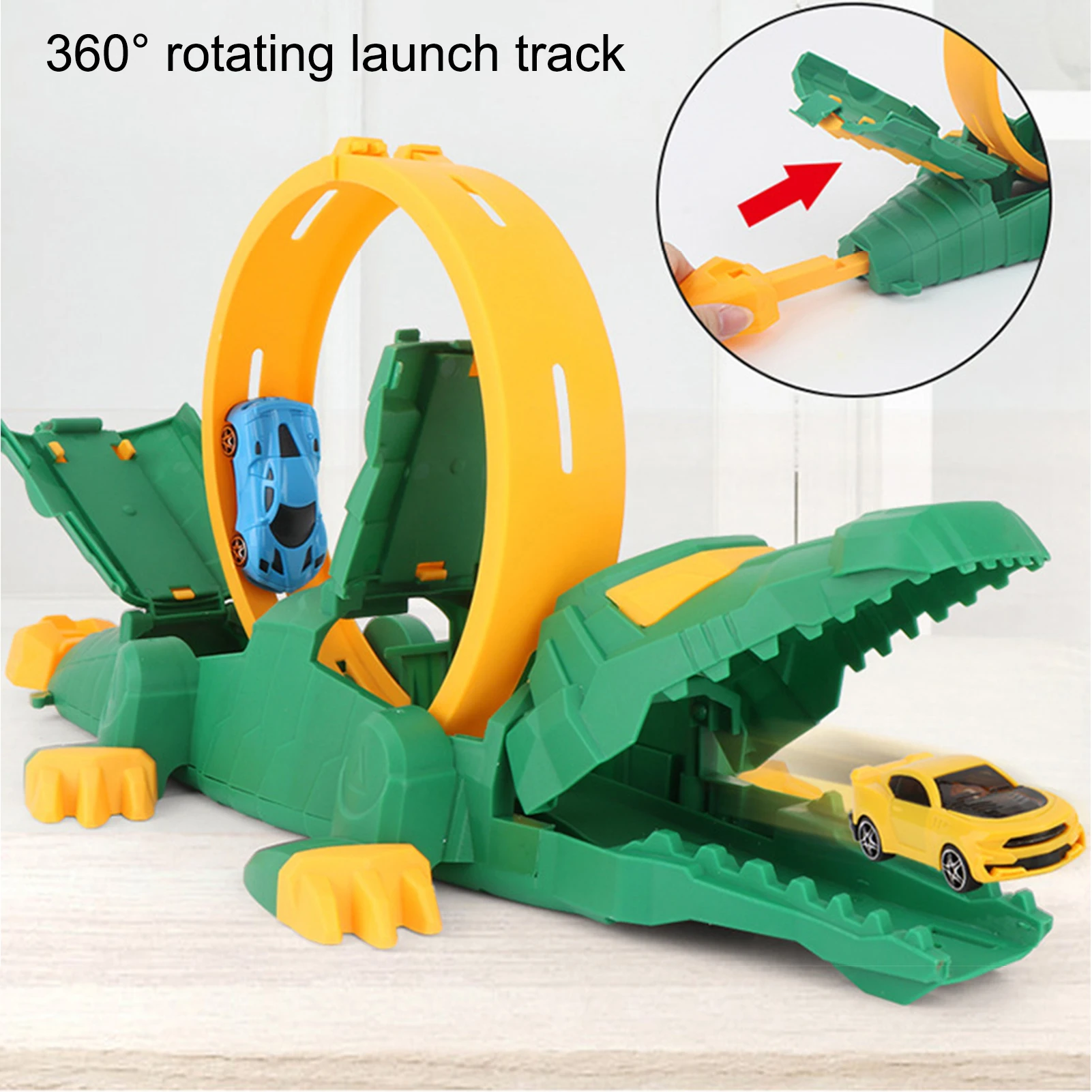 Kids Crocodile Racing Loop Race Play Set Car Track Toy Set For Kids 360-degree Rotating Puzzle Track Launcher Model Gift Boys
Kids Crocodile Racing Loop Race Play Set Car Track Toy Set For Kids 360-degree Rotating Puzzle Track Launcher Model Gift Boys