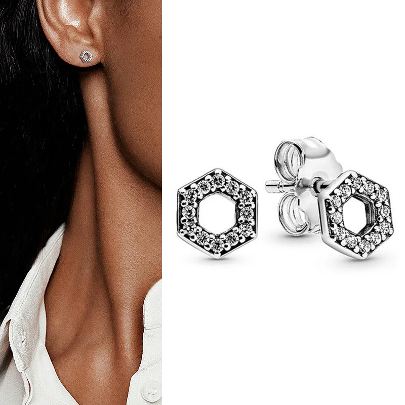 2020 New 925 серьги Silver Pan Earrings Shiny Hexagonal Honeycomb Pan Earrings For Women Wedding Gift Fashion Jewelry
2020 New 925 серьги Silver Pan Earrings Shiny Hexagonal Honeycomb Pan Earrings For Women Wedding Gift Fashion Jewelry