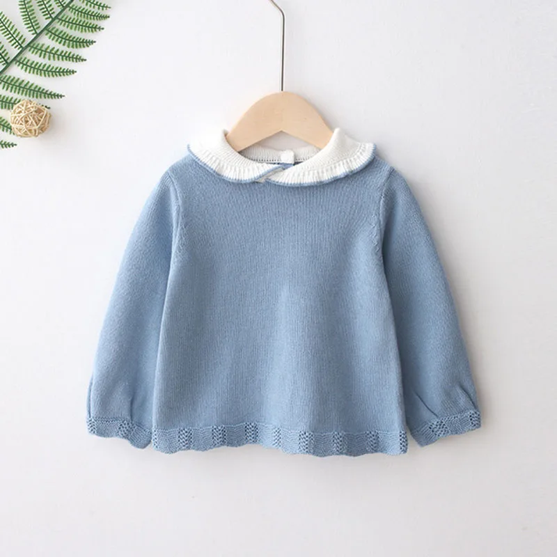Winter Baby Girl Sweaters Clothes Autumn Blue Long Sleeve Newborn Infant Cotton Knitted Pullovers Jumpers Children Knitwear 2-5Y
Winter Baby Girl Sweaters Clothes Autumn Blue Long Sleeve Newborn Infant Cotton Knitted Pullovers Jumpers Children Knitwear 2-5Y