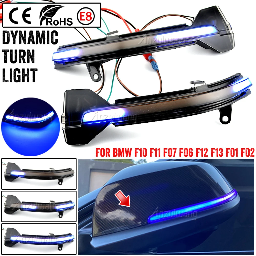 For BMW 5 6 7 Series F10 F11 F07 F06 F12 F13 F01 F02 LED Dynamic Turn Signal Blinker Sequential Side Mirror Indicator Light Lamp
For BMW 5 6 7 Series F10 F11 F07 F06 F12 F13 F01 F02 LED Dynamic Turn Signal Blinker Sequential Side Mirror Indicator Light Lamp