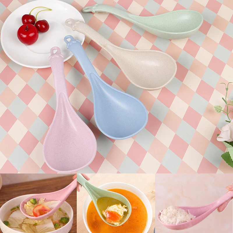 1Pc Long Handle Soup Tableware Wheat Straw Rice Ladle Spoon Meal Dinner Scoops Kitchen Supplies Cooking Tool
1Pc Long Handle Soup Tableware Wheat Straw Rice Ladle Spoon Meal Dinner Scoops Kitchen Supplies Cooking Tool