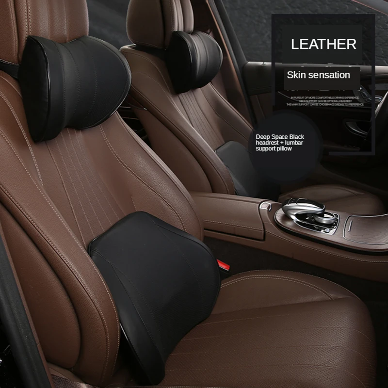 Automobiles PU Leather Mesh Car Seat Headrest Back Cushion 3D Memory Foam Head Rest Waist Lumbar Support Travel Neck Pillows
Automobiles PU Leather Mesh Car Seat Headrest Back Cushion 3D Memory Foam Head Rest Waist Lumbar Support Travel Neck Pillows