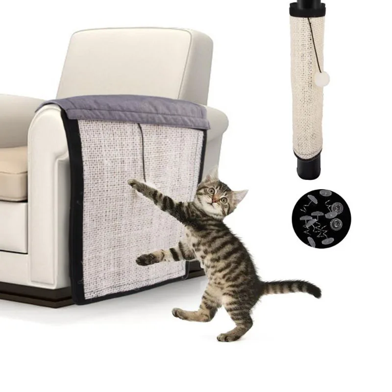 Sisal Cat Scratcher Board Pet Cat Scratch Nail Furniture Protection Pad Kitten Play Training Tree Climbing Mat Carpet Pet Toy 
Sisal Cat Scratcher Board Pet Cat Scratch Nail Furniture Protection Pad Kitten Play Training Tree Climbing Mat Carpet Pet Toy