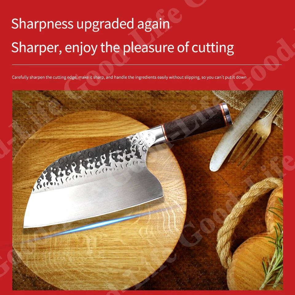 Кухонный нож из дамасской стали с лазерным узором, китайский шеф-нож, кованый нож из нержавеющей стали longquan, ультра-острый 
Кухонный нож из дамасской стали с лазерным узором, китайский шеф-нож, кованый нож из нержавеющей стали longquan, ультра-острый