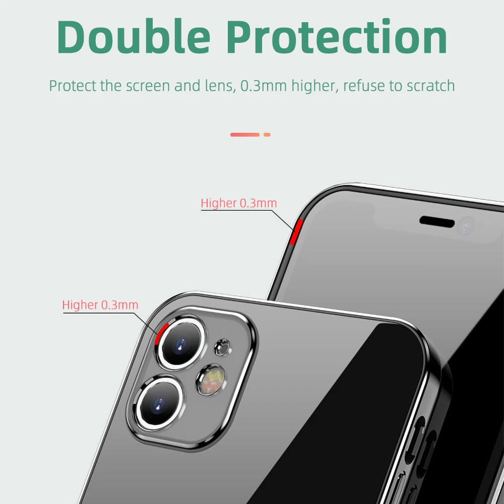 Essager Plating Clear Phone Case For iPhone 2020 X XR XS 11 12 Mini Pro Max Coque Transparent Thin Back Cover For iPhone 12 Pro
Essager Plating Clear Phone Case For iPhone 2020 X XR XS 11 12 Mini Pro Max Coque Transparent Thin Back Cover For iPhone 12 Pro