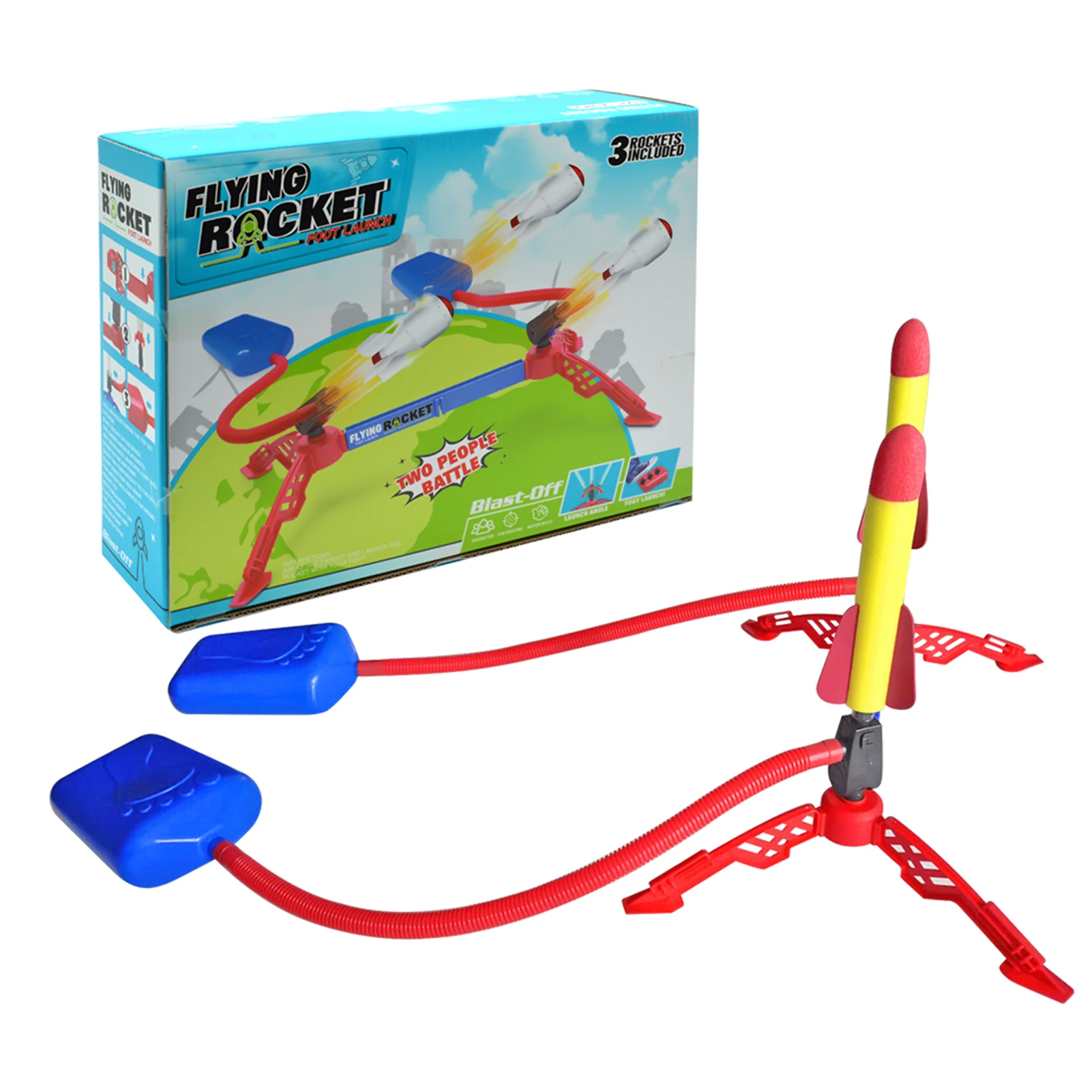 Two-person Interaction Soaring Rocket Rocket Toy Interactive Soft Foam Adjustable Outdoor Games Soft Foam Material Air Rocket
Two-person Interaction Soaring Rocket Rocket Toy Interactive Soft Foam Adjustable Outdoor Games Soft Foam Material Air Rocket