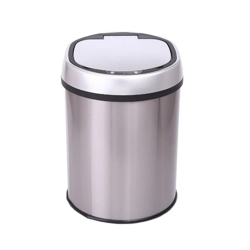 Creative Automatic Trash Can Living Room Nordic Smart Round Stainless Steel Trash Can Kitchen Kosz Na Smieci Home Products DG50W
Creative Automatic Trash Can Living Room Nordic Smart Round Stainless Steel Trash Can Kitchen Kosz Na Smieci Home Products DG50W