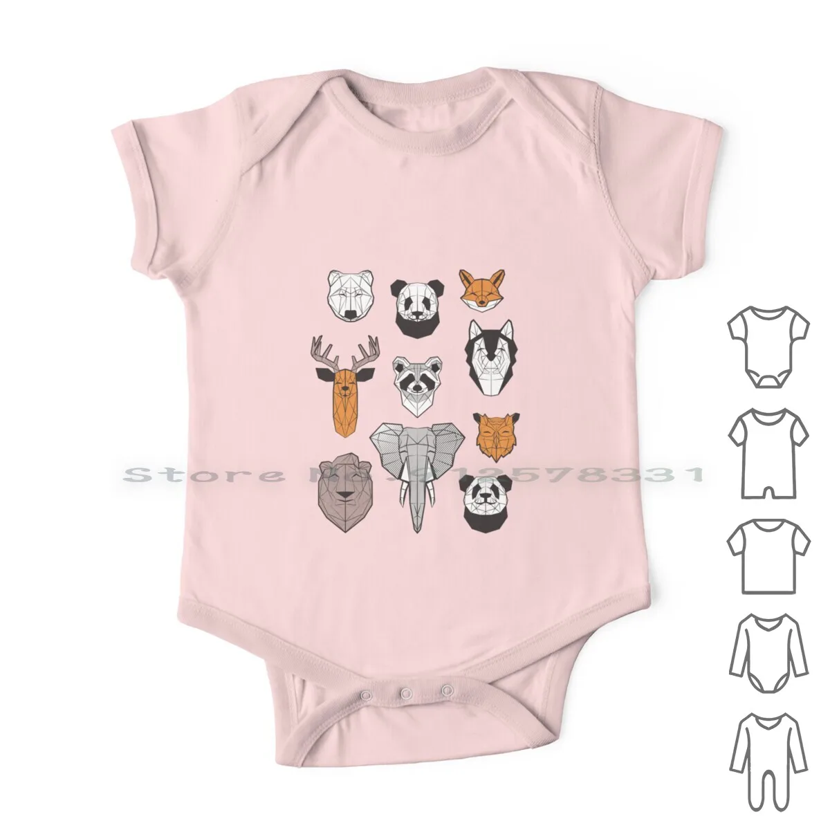 Friendly Geometric Animals / / White Background Black And White Orange Grey And Taupe Brown Animals Newborn Baby Clothes
Friendly Geometric Animals / / White Background Black And White Orange Grey And Taupe Brown Animals Newborn Baby Clothes