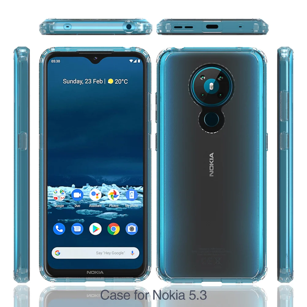 Phone Case with Anti-Fall Corner Acrylic Phone Shell Compatible with Nokia 5.3
Phone Case with Anti-Fall Corner Acrylic Phone Shell Compatible with Nokia 5.3