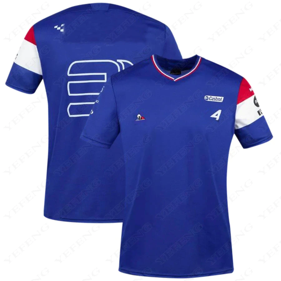 2021 Alpine F1 Team Motorsport T-Shirt Blue Black Merchandise Racing Jersey Teamline Short Sleeve Shirt Clothing
2021 Alpine F1 Team Motorsport T-Shirt Blue Black Merchandise Racing Jersey Teamline Short Sleeve Shirt Clothing