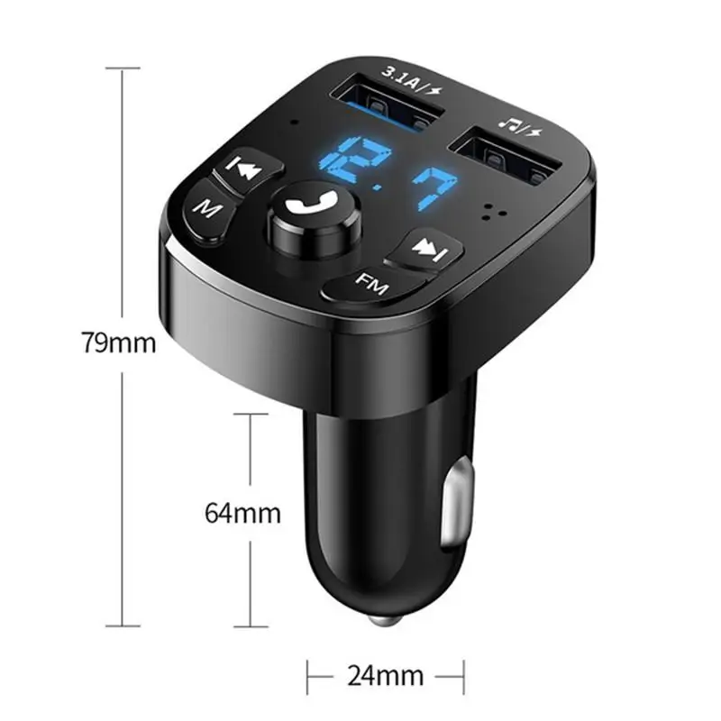 2021 Car MP3 Player Bluetooth 5.0 Wireless FM Transmitter Audio Adapter Hands-free Car Dual USB Ports Charging Car Accessories
2021 Car MP3 Player Bluetooth 5.0 Wireless FM Transmitter Audio Adapter Hands-free Car Dual USB Ports Charging Car Accessories