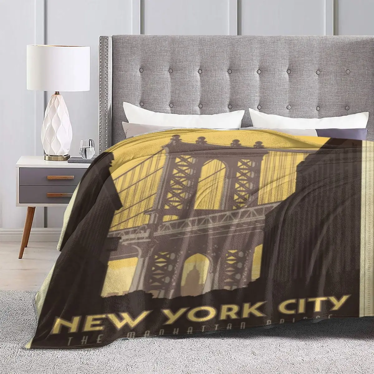 New York The Manhattan Bridge Microfiber Fleece Blanket Ultra Soft Throw Blanket Warm Flannel Blanket for Couch Sofa Bed Office
New York The Manhattan Bridge Microfiber Fleece Blanket Ultra Soft Throw Blanket Warm Flannel Blanket for Couch Sofa Bed Office