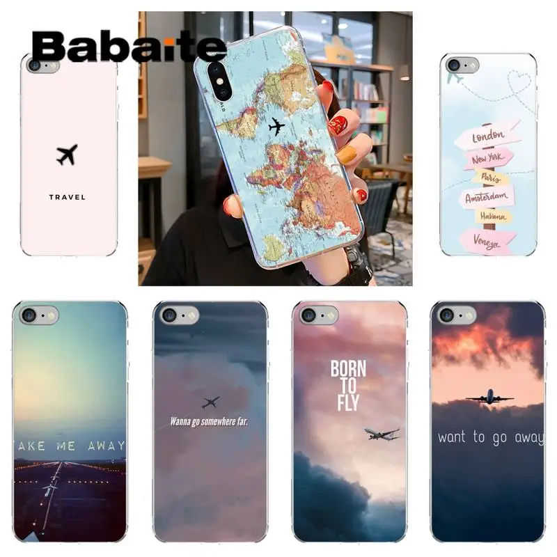 Babaite Airplane map travel aircraft quote Phone Case fundas for iPhone 12 6 6S Plus coque for X XS MAX SE 12 11 pro max cover
Babaite Airplane map travel aircraft quote Phone Case fundas for iPhone 12 6 6S Plus coque for X XS MAX SE 12 11 pro max cover