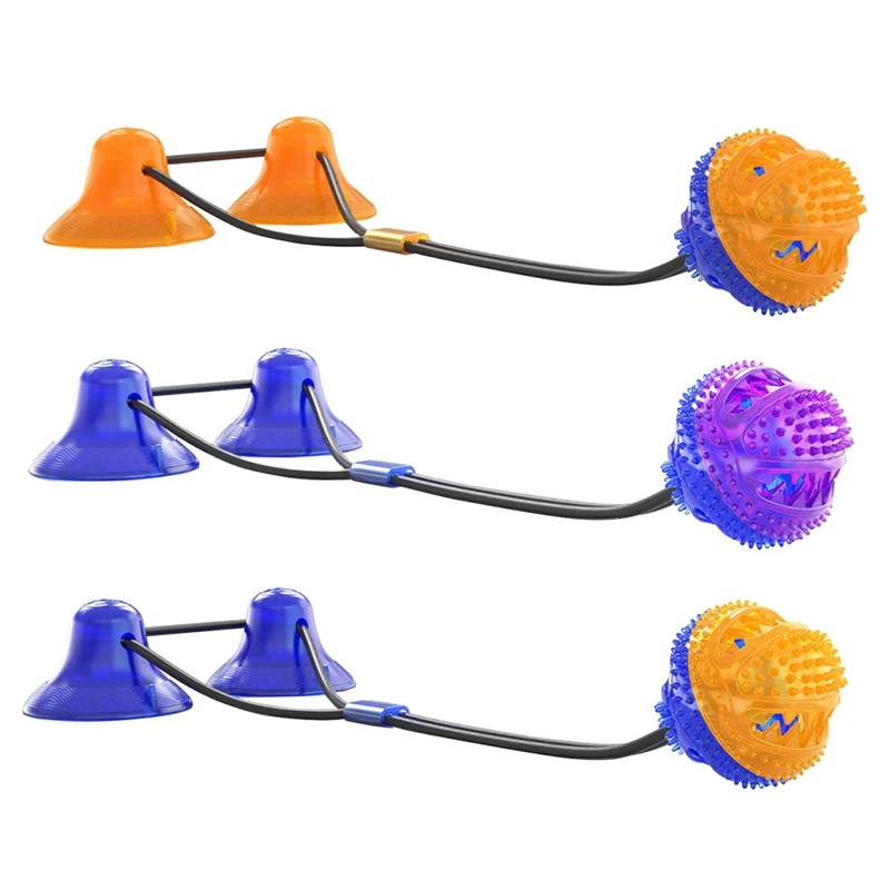 Dog Molar Bite Toy Multifunction Pet Chew Toys Upgraded Double Suction Cup Pet Tooth Cleaning Dog Toothbrush for Dog
Dog Molar Bite Toy Multifunction Pet Chew Toys Upgraded Double Suction Cup Pet Tooth Cleaning Dog Toothbrush for Dog