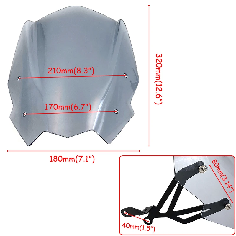 G 310 R High Quality ABS Wind Deflector Screen Windshield Windscreen with Mounting Bracket For BMW G310R 2016 2017 2018 2019
G 310 R High Quality ABS Wind Deflector Screen Windshield Windscreen with Mounting Bracket For BMW G310R 2016 2017 2018 2019