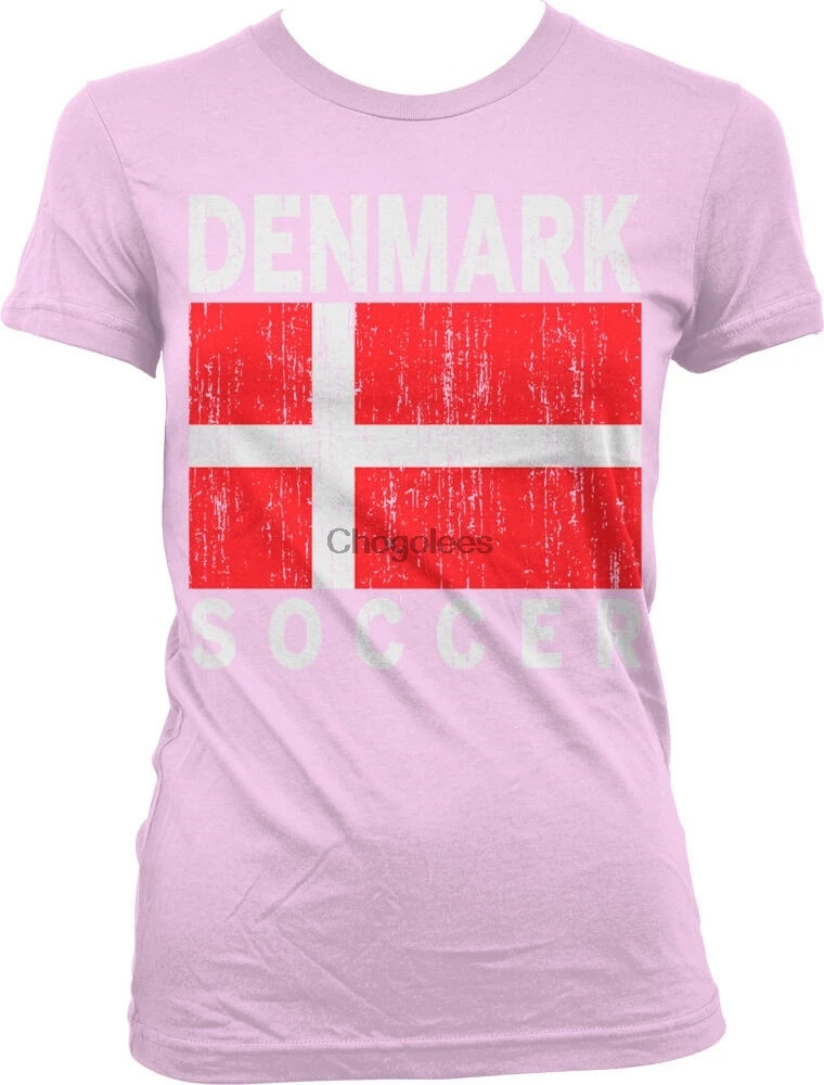 Футболка для юниоров с флагом Дании | Мужская одежда