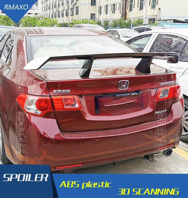 Универсальный Спойлер из АБС-пластика для заднего крыла автомобиля Acura TSX Sedan