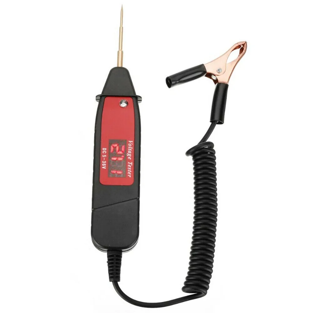 5-36V Car Digital LCD Electric Voltage Detectors Test Pen Needle-sharp Stainless Steel Probe Detector Circuit Tester LED Light
5-36V Car Digital LCD Electric Voltage Detectors Test Pen Needle-sharp Stainless Steel Probe Detector Circuit Tester LED Light