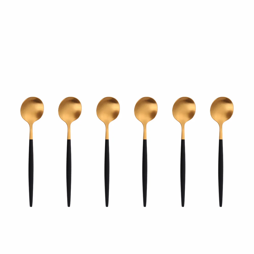 6 Pcs Stainless Steel Coffee Stirring Tea Spoons Drinking Ice Cream Honey Teaspoons Cocktail Stirring Cutlery Kitchen Teaspoons
6 Pcs Stainless Steel Coffee Stirring Tea Spoons Drinking Ice Cream Honey Teaspoons Cocktail Stirring Cutlery Kitchen Teaspoons