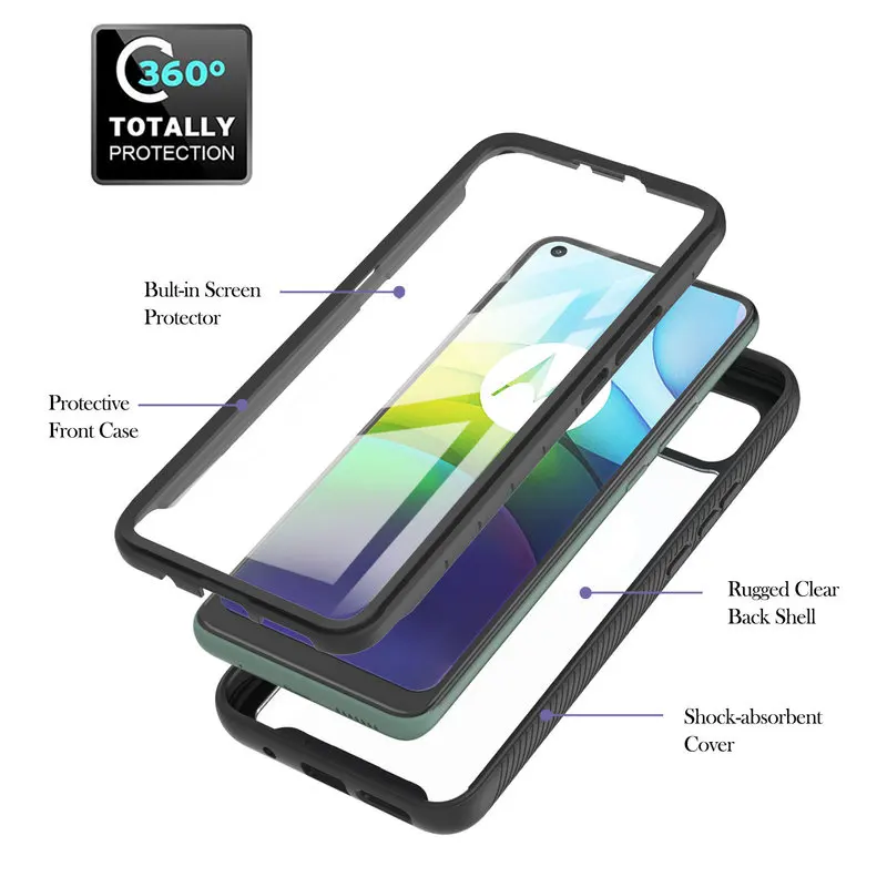For Moto G9 Power Case Luxury Armor Shockproof Phone Case For Motorola Moto G9 Power 360 Full Body Screen Protector Back Cover
For Moto G9 Power Case Luxury Armor Shockproof Phone Case For Motorola Moto G9 Power 360 Full Body Screen Protector Back Cover