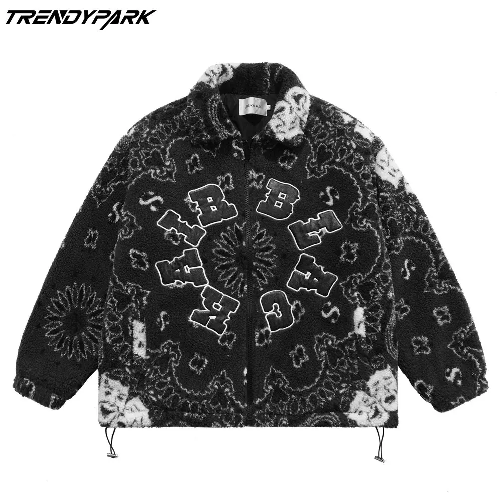 2021 Men's Jacket Vintage Paisley Printing Cashmere Flocking Fleece Winter Warm Thick Fabric Harajuku Streetwear Casual Coat
2021 Men's Jacket Vintage Paisley Printing Cashmere Flocking Fleece Winter Warm Thick Fabric Harajuku Streetwear Casual Coat