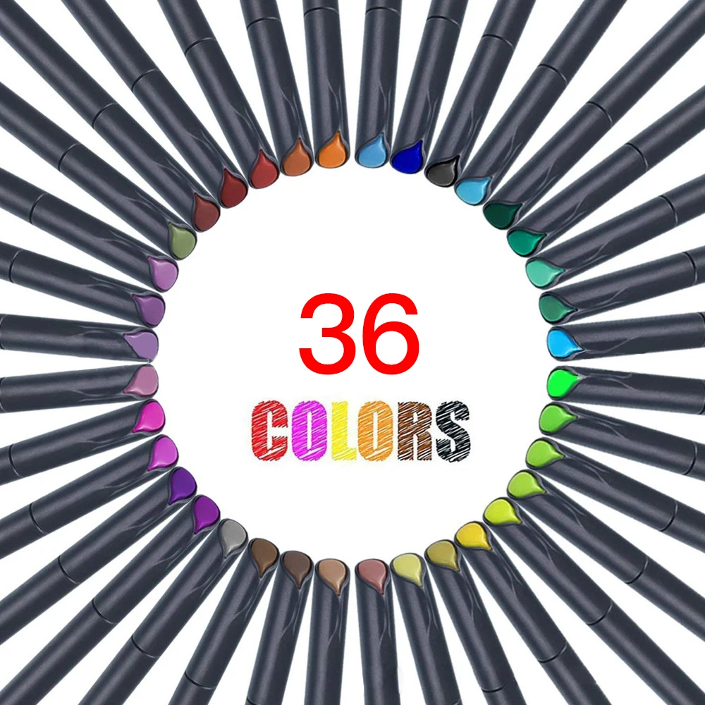 Pen Set Pen Marker 12/24/36 Fineliner 0.4mm Fine Point Colored Color for Journaling Note Taking Writing Drawing Coloring Planner 
Pen Set Pen Marker 12/24/36 Fineliner 0.4mm Fine Point Colored Color for Journaling Note Taking Writing Drawing Coloring Planner
