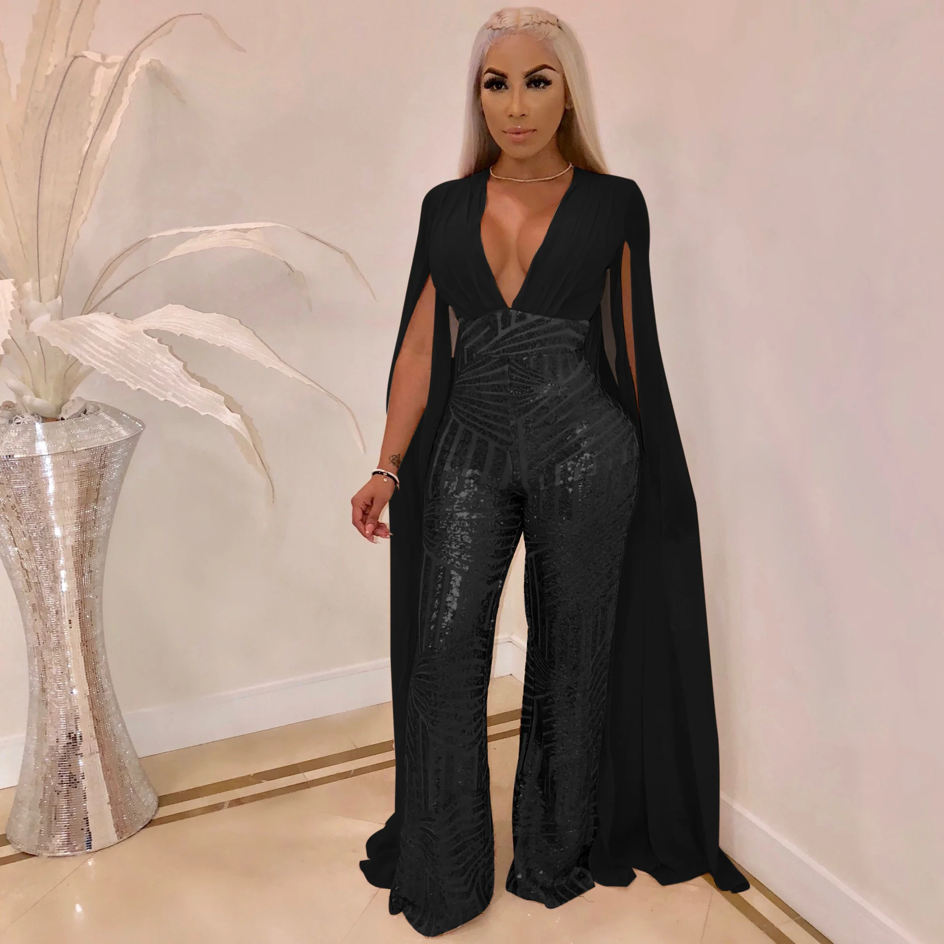 SUJYing Autumn New Fashion Women Boutique Sexy V-neck Sequin Evening Dress Fashion
SUJYing Autumn New Fashion Women Boutique Sexy V-neck Sequin Evening Dress Fashion
