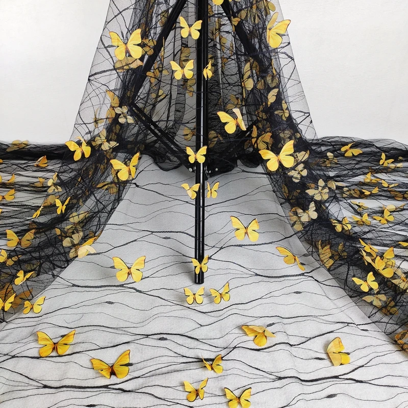 1Y 2020 New Hot sale 11 colors 3d butterfly embroidery mesh lace fabric Soft DIY veil skirt fashion fabric X0615
1Y 2020 New Hot sale 11 colors 3d butterfly embroidery mesh lace fabric Soft DIY veil skirt fashion fabric X0615