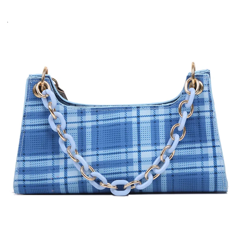 Summer Crossbody Small Bag for Women 2021 New Fashion Plaid Shoulder Underarm Axillary Baguette Bag
Summer Crossbody Small Bag for Women 2021 New Fashion Plaid Shoulder Underarm Axillary Baguette Bag