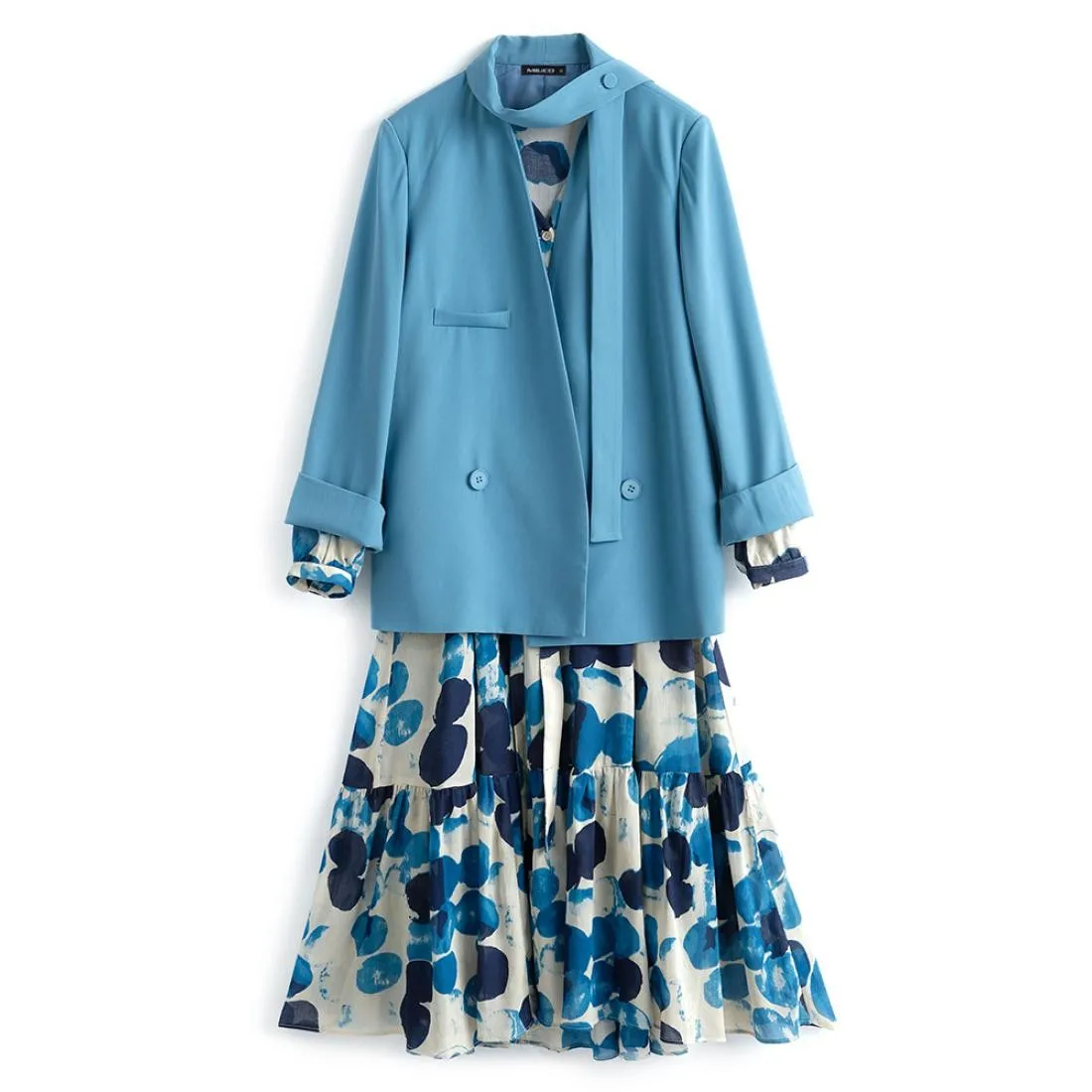 Spring Fall 2021 New Elegant Pastel Office Plus Size Dress 2 Piece Set Women Business Suit Conjunto Feminino Ensemble Femme
Spring Fall 2021 New Elegant Pastel Office Plus Size Dress 2 Piece Set Women Business Suit Conjunto Feminino Ensemble Femme