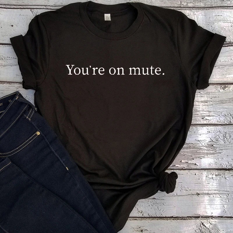 You're on Mute Shirt Kawaii Tops Women 2021 Work From Home Tshirt Funny Tee Plus Fashion Korean O-Neck
You're on Mute Shirt Kawaii Tops Women 2021 Work From Home Tshirt Funny Tee Plus Fashion Korean O-Neck
