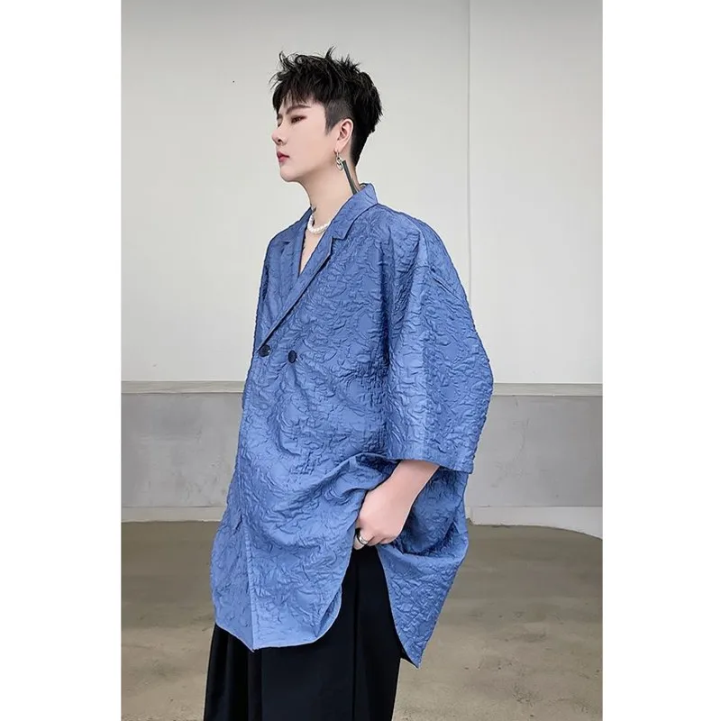 2021 summer new jacquard suit jacket High-quality short-sleeved men's loose Korean version thin half-sleeved Free shipping
2021 summer new jacquard suit jacket High-quality short-sleeved men's loose Korean version thin half-sleeved Free shipping