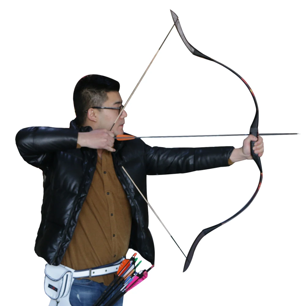 Traditional Recurve Longbow Handmade Hunting Bow for Right and Left-handed Adult Outdoor Powerful Shooting Bow 30-50lbs
Traditional Recurve Longbow Handmade Hunting Bow for Right and Left-handed Adult Outdoor Powerful Shooting Bow 30-50lbs