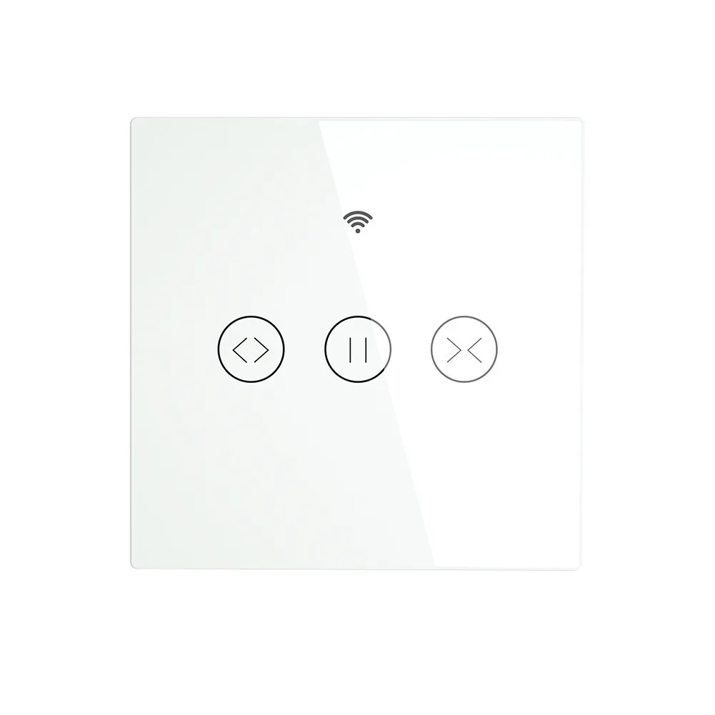 Smart wifi curtain switch mobile phone remote control electric curtain control switch can be remotely controlled by RF433
Smart wifi curtain switch mobile phone remote control electric curtain control switch can be remotely controlled by RF433