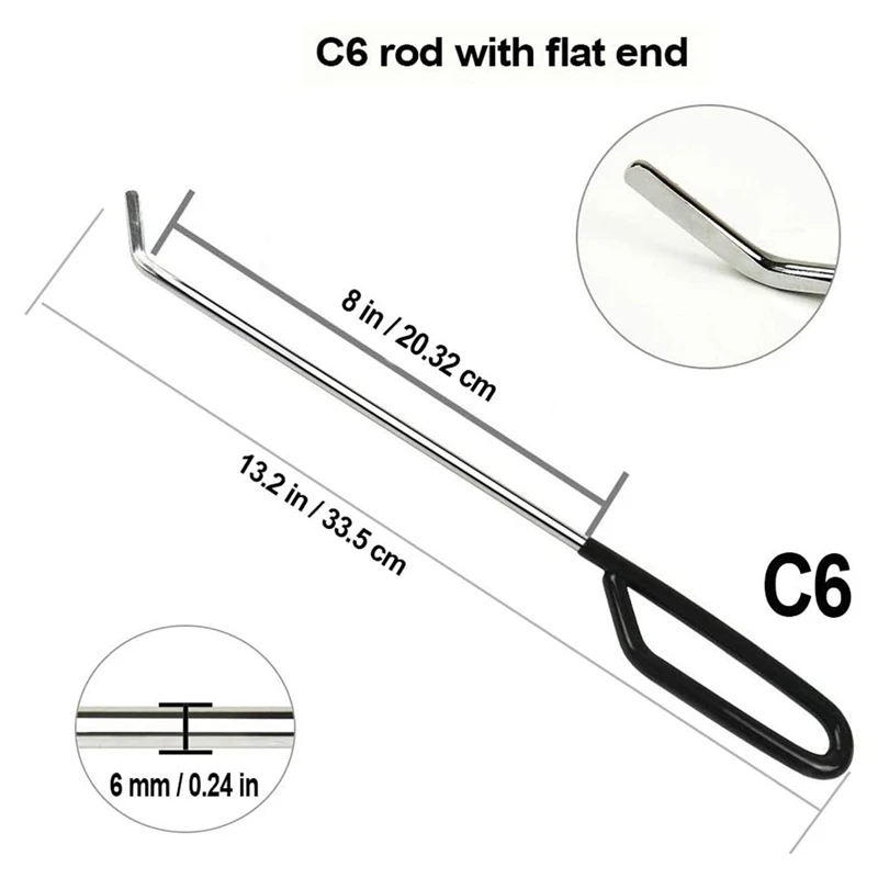 New Rods Tools Hail Repair Kit (4 Pieces) with Universal Paintless Dent Repair Hook Tools DIY Kits
New Rods Tools Hail Repair Kit (4 Pieces) with Universal Paintless Dent Repair Hook Tools DIY Kits