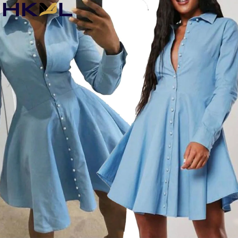 2021 Summer Women Shirts Dress ZANZEA Fashion OL Puff Sleeve Mini Vestidos Casual Solid Lapel Collar Sundress Robe Plus Size 5XL
2021 Summer Women Shirts Dress ZANZEA Fashion OL Puff Sleeve Mini Vestidos Casual Solid Lapel Collar Sundress Robe Plus Size 5XL
