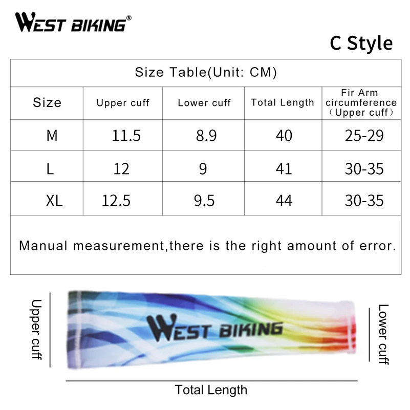 WEST BIKING Ice Fabric Running Arm Sleeves UV Protection Breathable Sport Cycling Fitness Running Men Women Arm Warmers Sleeves
WEST BIKING Ice Fabric Running Arm Sleeves UV Protection Breathable Sport Cycling Fitness Running Men Women Arm Warmers Sleeves