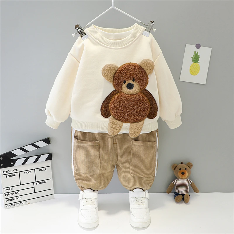 Winter Toddler Infant Newborn Clothes Baby Girls Boys Clothing Sets Cartoon Bear Children Kids Plush Tops Pants
Winter Toddler Infant Newborn Clothes Baby Girls Boys Clothing Sets Cartoon Bear Children Kids Plush Tops Pants