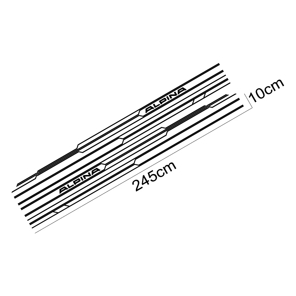 2PCS Car Long Side Stripes Sticker Decal For BMW E36 E39 E46 E90 E91 E92 E93 E21 E28 E30 E34 E60 E61 F30 F10 F32 F35 Accessories
2PCS Car Long Side Stripes Sticker Decal For BMW E36 E39 E46 E90 E91 E92 E93 E21 E28 E30 E34 E60 E61 F30 F10 F32 F35 Accessories