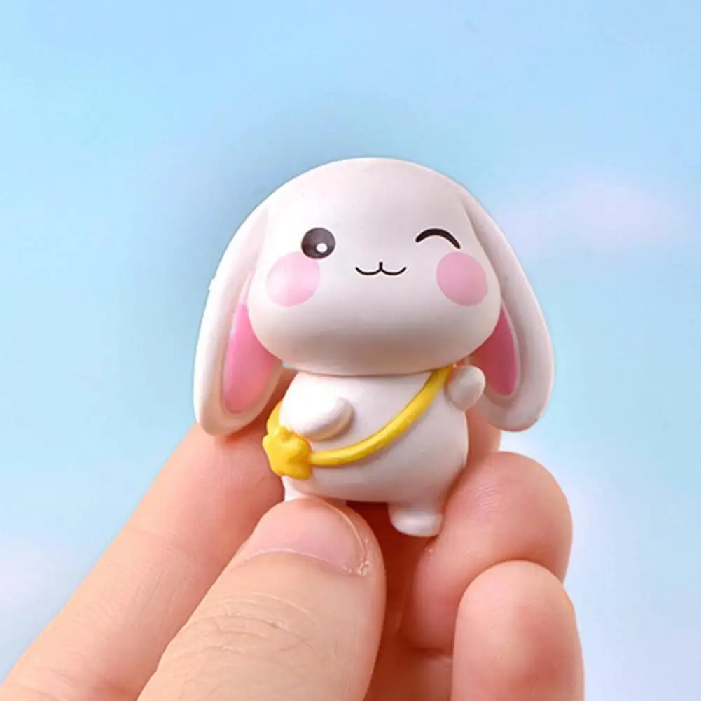 4Pcs/Set Rabbit Figurine Full of Vitality Multi-color Decorative Funny Expression Carrot Rabbit Animal Figurine for Bonsai
4Pcs/Set Rabbit Figurine Full of Vitality Multi-color Decorative Funny Expression Carrot Rabbit Animal Figurine for Bonsai