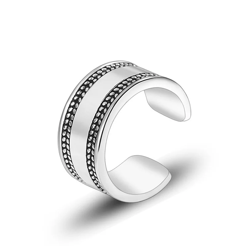 New Thai Silver Atmsphere Leaf Silver Plated Jewelry Personality Middle Mooth Leaves European Style Opening Rings for Women
New Thai Silver Atmsphere Leaf Silver Plated Jewelry Personality Middle Mooth Leaves European Style Opening Rings for Women