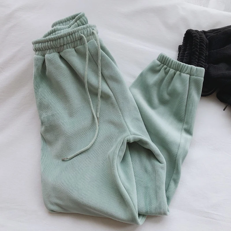 Sister Fara New Ankle-Length Pants Autumn Thick Women's Joggers High Waist Winter Full Length Casual Pocket Woman Harem Pants
Sister Fara New Ankle-Length Pants Autumn Thick Women's Joggers High Waist Winter Full Length Casual Pocket Woman Harem Pants