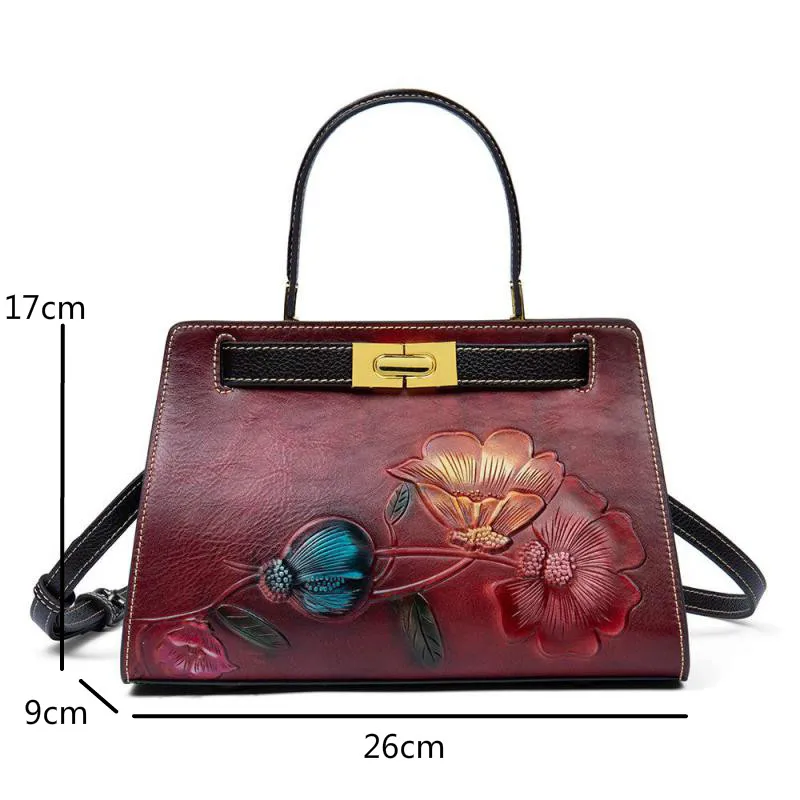 YourSeason Retro Elegant Ladies Bag 2021 First Layer Cow Leather Women Embossed Large Capacity Shoulder Handbag Handmade
YourSeason Retro Elegant Ladies Bag 2021 First Layer Cow Leather Women Embossed Large Capacity Shoulder Handbag Handmade