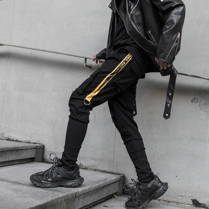 NEW Side Pockets Darkly Style Spliced Hip Hop Skinny Men's Cargo Sweatpants Joggers Trousers Fashion Full Length Pencil Pants
NEW Side Pockets Darkly Style Spliced Hip Hop Skinny Men's Cargo Sweatpants Joggers Trousers Fashion Full Length Pencil Pants