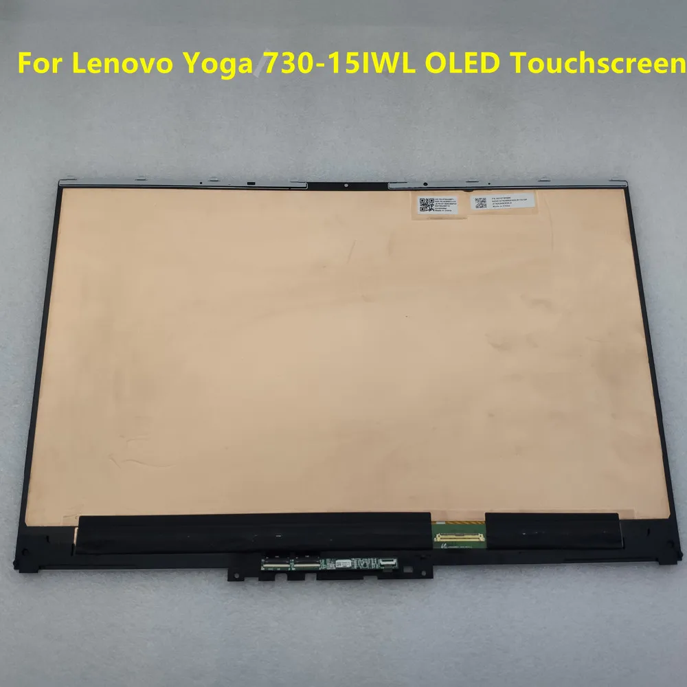 

ЖК-дисплей 15,6 дюйма WQHD с сенсорным экраном и дигитайзером в сборе, Φ 5D10U65221 для Lenovo Yoga 730 15IWL OLED-экран