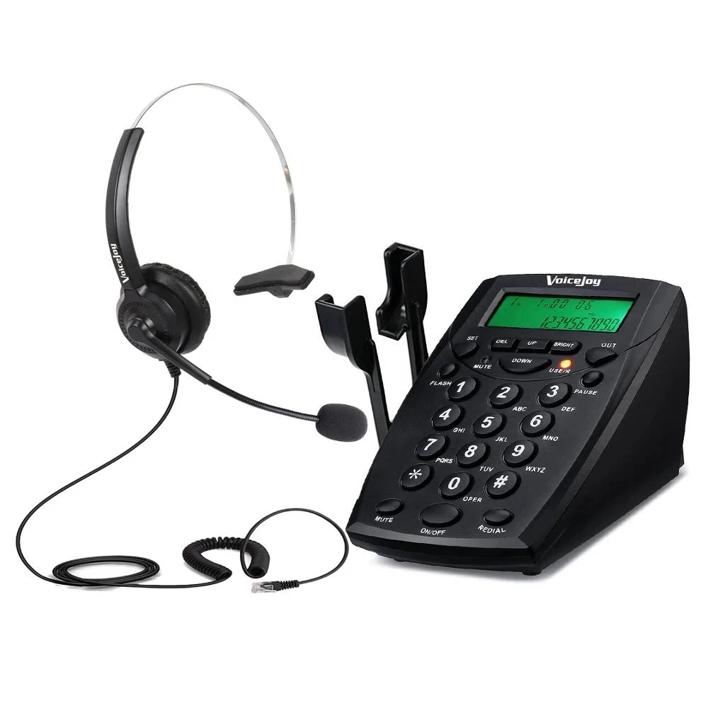 Офисные/колл-центра VoiceJoy деловые наушники телефон с разъемом RJ9 гарнитура